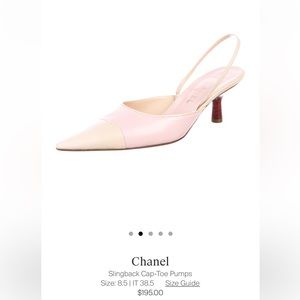 Chanel Pristine Condition Pink Heels